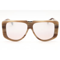 Max Mara Women's Sunglasses - Beige Horn Acetate Oversized Full Rim Frame | MM0075 60G ,