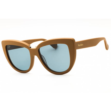 Max Mara Women's Sunglasses - Matte Light Brown Acetate Cat Eye Frame | MM0076 46N ,
