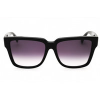 Max Mara Women's Sunglasses - Shiny Black Acetate Square Full Rim Frame | MM0078 01B ,