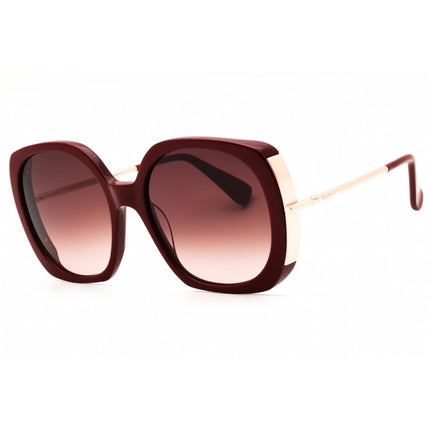 Max Mara Women's Sunglasses - Shiny Red Acetate Oversized Full Rim Frame | MM0079 66F ,