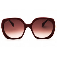 Max Mara Women's Sunglasses - Shiny Red Acetate Oversized Full Rim Frame | MM0079 66F ,