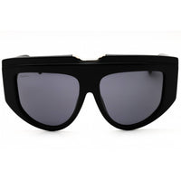 Max Mara Women's Sunglasses - Shiny Black Acetate Oversized Shape Frame | MM0083 01A ,