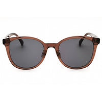Max Mara Women's Sunglasses - Shiny Dark Brown Acetate Round Frame | MM0105-K 48A ,