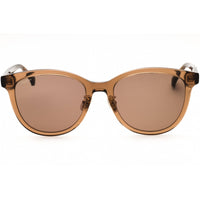 Max Mara Women's Sunglasses - Shiny Light Brown Acetate Round Frame | MM0107-K 45E ,