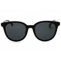 Max Mara Women's Sunglasses - Shiny Black Acetate Round Full Rim Frame | MM0108-K 01A ,