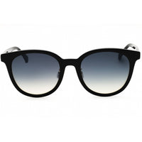 Max Mara Women's Sunglasses - Shiny Black Acetate Round Full Rim Frame | MM0108-K 01B ,