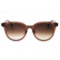 Max Mara Women's Sunglasses - Shiny Dark Brown Acetate Round Frame | MM0108-K 48F ,