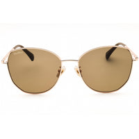 Max Mara Women's Sunglasses - Gold Metal Oversized Shape Full Rim Frame | MM0114-K 32E ,