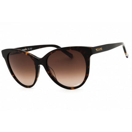 Missoni Women's Sunglasses - Havana Plastic Cat Eye Shape Frame | MIS 0029/S 0086 HA ,