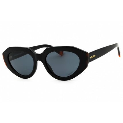 Missoni Women's Sunglasses - Black Plastic Oval Full Rim Frame | MIS 0131/S 0807 IR ,