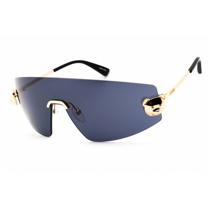 Moschino Women's Sunglasses - Rose Gold Metal Shield Rimless Frame | MOS120/S 0000 IR ,