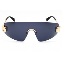 Moschino Women's Sunglasses - Rose Gold Metal Shield Rimless Frame | MOS120/S 0000 IR ,