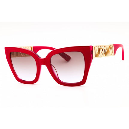Moschino Women's Sunglasses - Fuchsia Plastic Cat Eye Shape Frame | MOS161/S 0MU1 QR ,