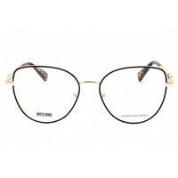 Moschino Women's Eyeglasses - Black Gold Metal Butterfly Full Rim | MOS601 02M2 00 ,