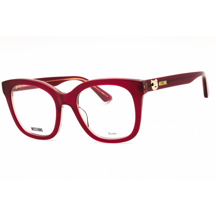 Moschino Women's Eyeglasses - Burgundy Plastic Cat Eye Full Rim Frame | MOS630 0LHF 00 ,