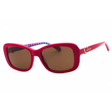 Moschino Love Women's Sunglasses - Fuchsia Plastic Cat Eye Frame | MOL060/S 0MU1 70 ,