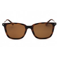 Polaroid Core Unisex Sunglasses - Havana Plastic Square Frame | PLD 6136/CS 0086 SP ,