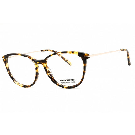 Skechers Women's Eyeglasses - Havana/Other Acetate Round Full Rim Frame | SE2199 056 ,