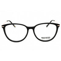 Skechers Women's Eyeglasses - Shiny Black Acetate Round Full Rim Frame | SE2199 001 ,