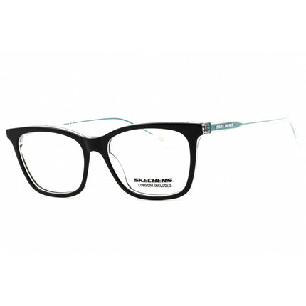 Skechers Women's Eyeglasses - Black/Crystal Acetate Cat Eye Shape Frame | SE2234 003 ,