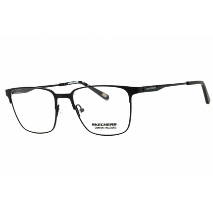 Skechers Men's Eyeglasses - Black/Other Metal Square Shape Full Rim Frame | SE3352 005 ,