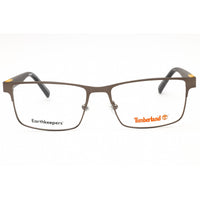 Timberland Men's Eyeglasses - Matte Gunmetal Metal Rectangular Frame | TB1795 009 ,