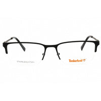 Timberland Men's Eyeglasses - Matte Black Metal Rectangular Shape Frame | TB1799 002 ,