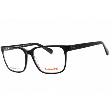 Timberland Men's Eyeglasses - Shiny Black Acetate Square Full Rim Frame | TB50034 001 ,