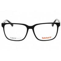 Timberland Men's Eyeglasses - Shiny Black Acetate Square Full Rim Frame | TB50034 001 ,