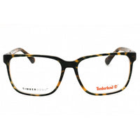 Timberland Men's Eyeglasses - Dark Havana Acetate Square Full Rim Frame | TB50034 052 ,