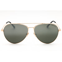 Tom Ford Unisex Sunglasses - Shiny Rose Gold Metal Aviator Full Rim Frame | FT0996 28A ,