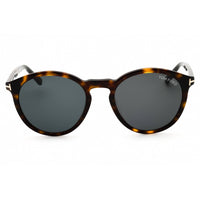 Tom Ford Men's Sunglasses - Dark Havana Acetate Round Full Rim Frame | FT1021 52A ,