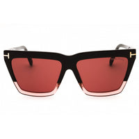 Tom Ford Women's Sunglasses - Dark Brown/Other Acetate Square Full Rim | FT1110 50Z ,