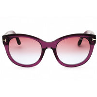 Tom Ford Women's Sunglasses - Lilac/Other Acetate Round Full Rim Frame | FT1114 80Z ,