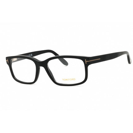 Tom Ford Men's Eyeglasses - Matte Black Acetate Rectangular Shape Frame | FT5313 002 ,