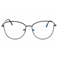 Tom Ford Women's Eyeglasses - Shiny Black Metal Cat Eye Full Rim Frame | FT5667-B 001 ,