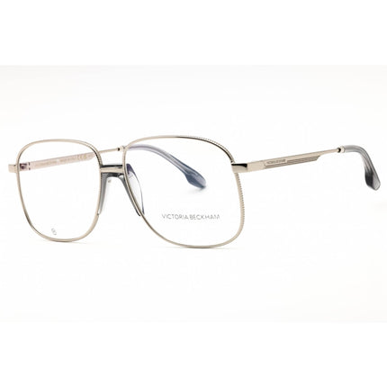 Victoria Beckham Women's Eyeglasses - Silver Metal Aviator Full Rim Frame | VB2134 040 ,