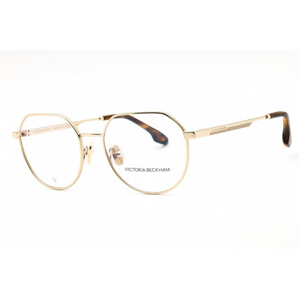 Victoria Beckham Women's Eyeglasses - Gold Metal Oval Full Rim Frame | VB2135 714 ,