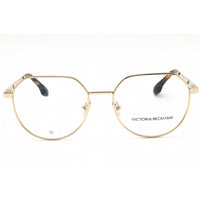 Victoria Beckham Women's Eyeglasses - Gold Metal Oval Full Rim Frame | VB2135 714 ,