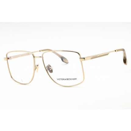 Victoria Beckham Women's Eyeglasses - Gold Metal Oversized Full Rim Frame | VB2136 714 ,