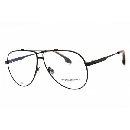 Victoria Beckham Women's Eyeglasses - Black Metal Aviator Full Rim Frame | VB2137 001 ,