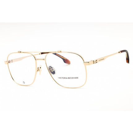Victoria Beckham Women's Eyeglasses - Gold Metal Aviator Full Rim Frame | VB2138 714 ,