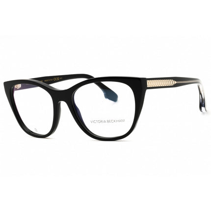 Victoria Beckham Women's Eyeglasses - Black Acetate Cat Eye Shape Frame | VB2665 001 ,