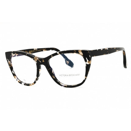 Victoria Beckham Women's Eyeglasses - Black Havana Acetate Cat Eye Frame | VB2665 010 ,