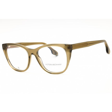 Victoria Beckham Women's Eyeglasses - Olive Acetate Cat Eye Shape Frame | VB2665 310 ,