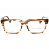 Victoria Beckham Women's Eyeglasses - Striped Brown Acetate Square Frame | VB2667 230 ,