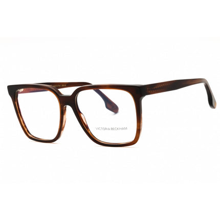 Victoria Beckham Women's Eyeglasses - Brown Horn Acetate Square Frame | VB2669 227 ,
