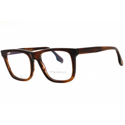 Victoria Beckham Women's Eyeglasses - Brown Horn Acetate Square Frame | VB2670 227 ,