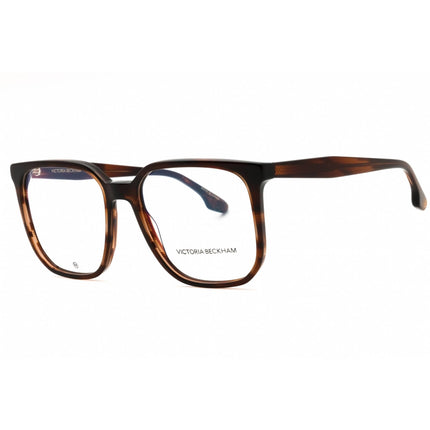 Victoria Beckham Women's Eyeglasses - Brown Horn Acetate Square Frame | VB2673 227 ,