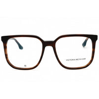Victoria Beckham Women's Eyeglasses - Brown Horn Acetate Square Frame | VB2673 227 ,
